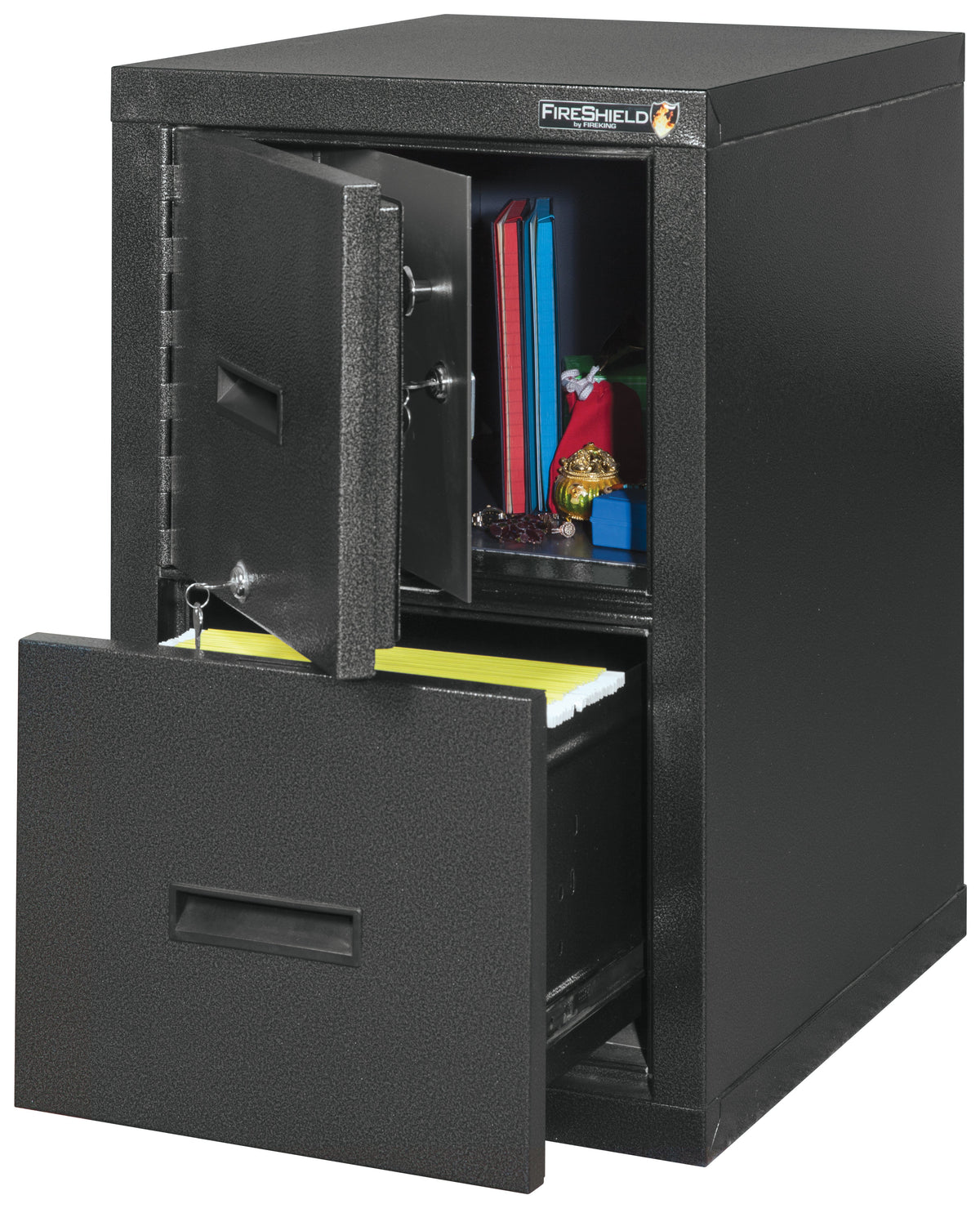 FireKing Space Saving FireShield® Safe-in-a-File Cabinet