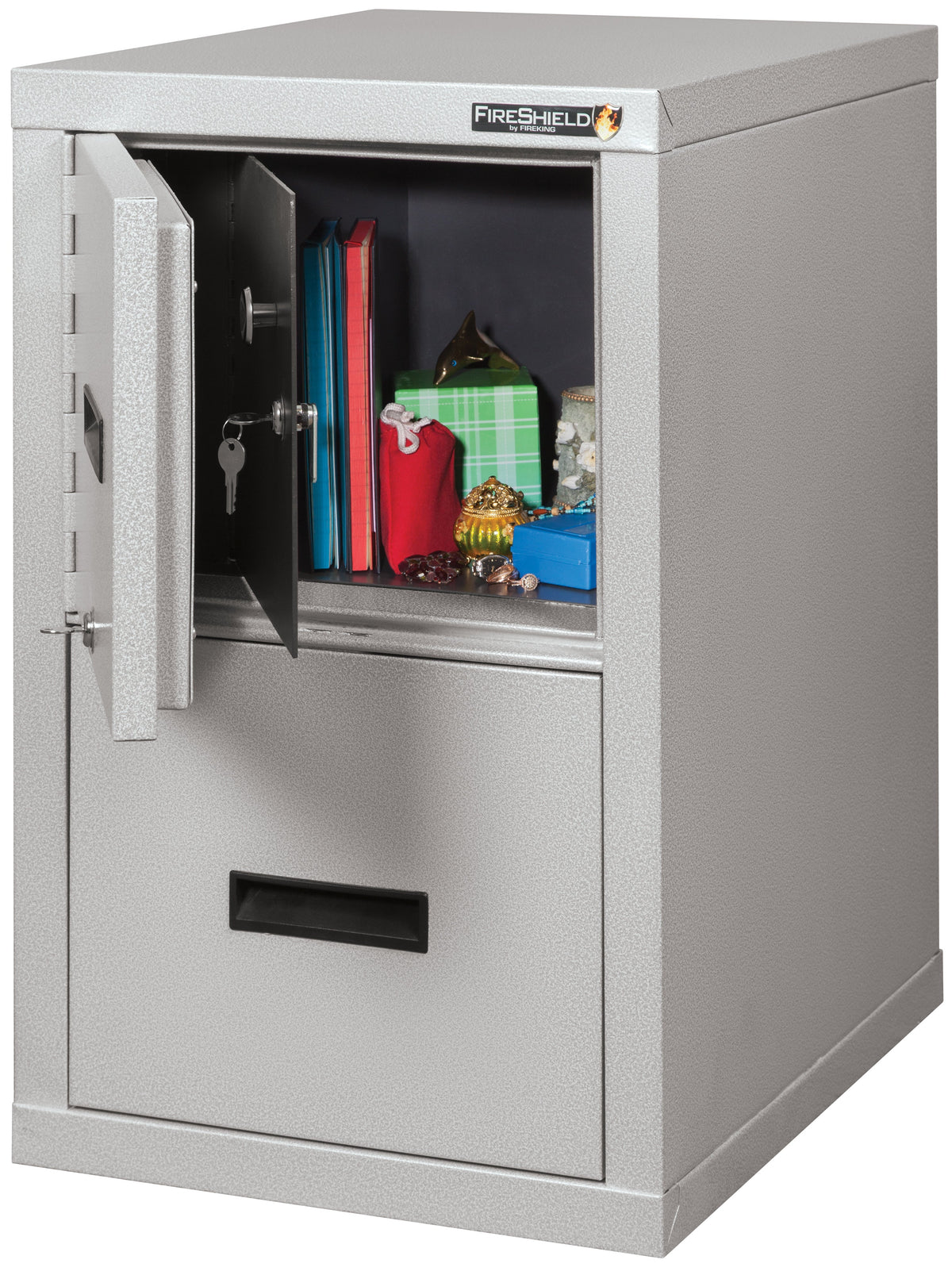 FireKing Space Saving FireShield® Safe-in-a-File Cabinet