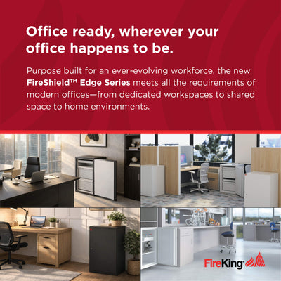 FireShield® Edge Series Fire-Rated Storage Cabinet - 1 Hour Fire-Rated - Executive, Shared, Hybrid, or Flex Configurations