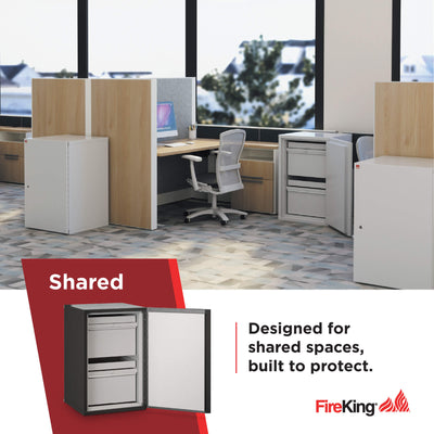 FireShield® Edge Series Fire-Rated Storage Cabinet - 1 Hour Fire-Rated - Executive, Shared, Hybrid, or Flex Configurations