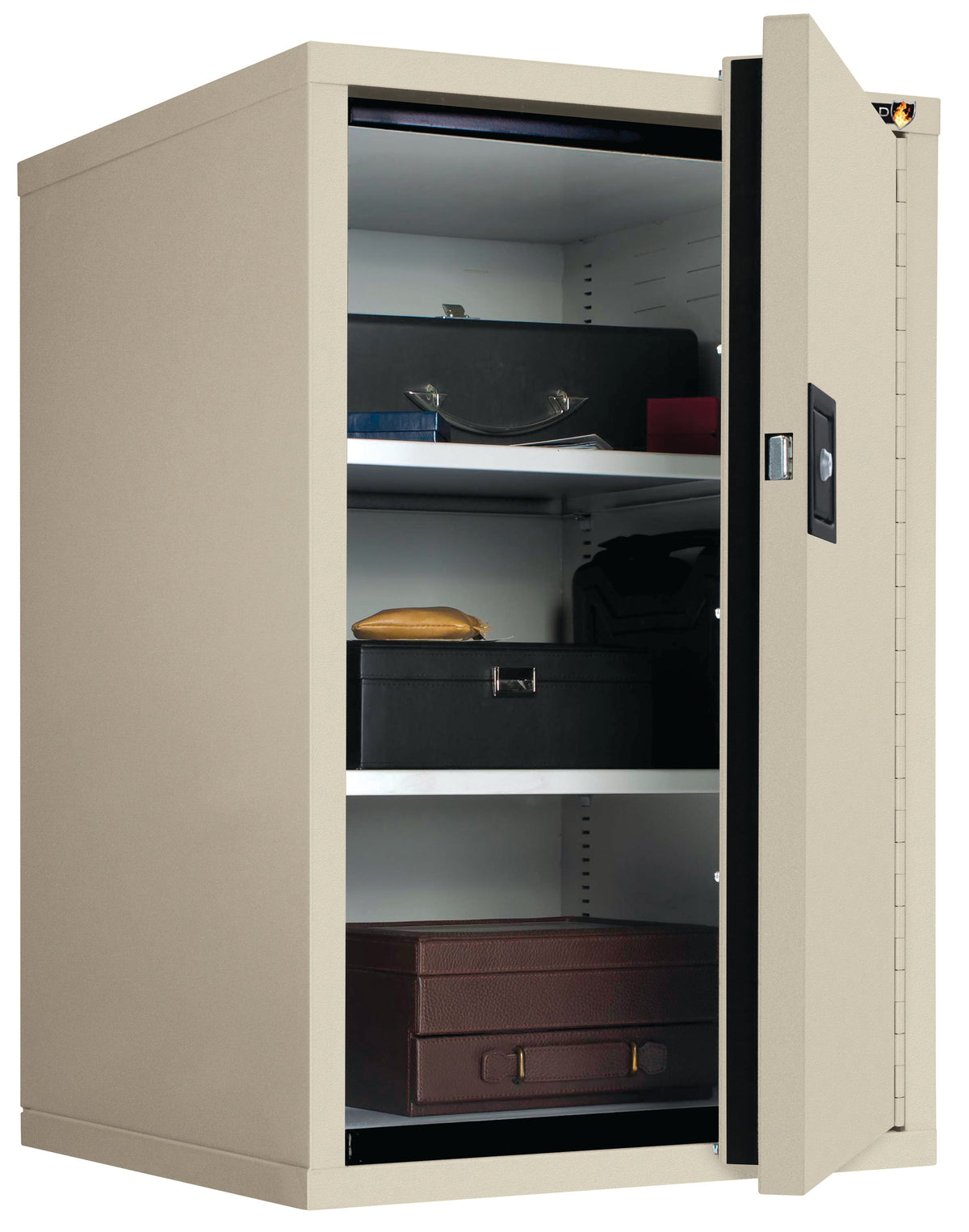 FireKing FireShield® HSC-3422 Storage Cabinet with 2 Adjustable Shelves - 1-Hour Fire Rating - 3 Colors