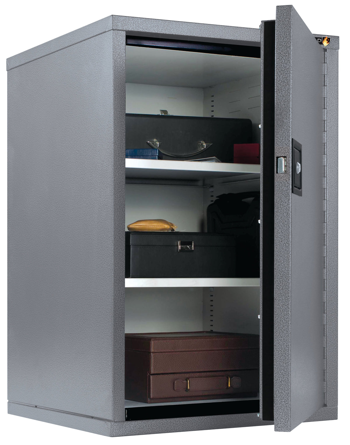 FireKing FireShield® HSC-3422 Storage Cabinet with 2 Adjustable Shelves - 1-Hour Fire Rating - 3 Colors